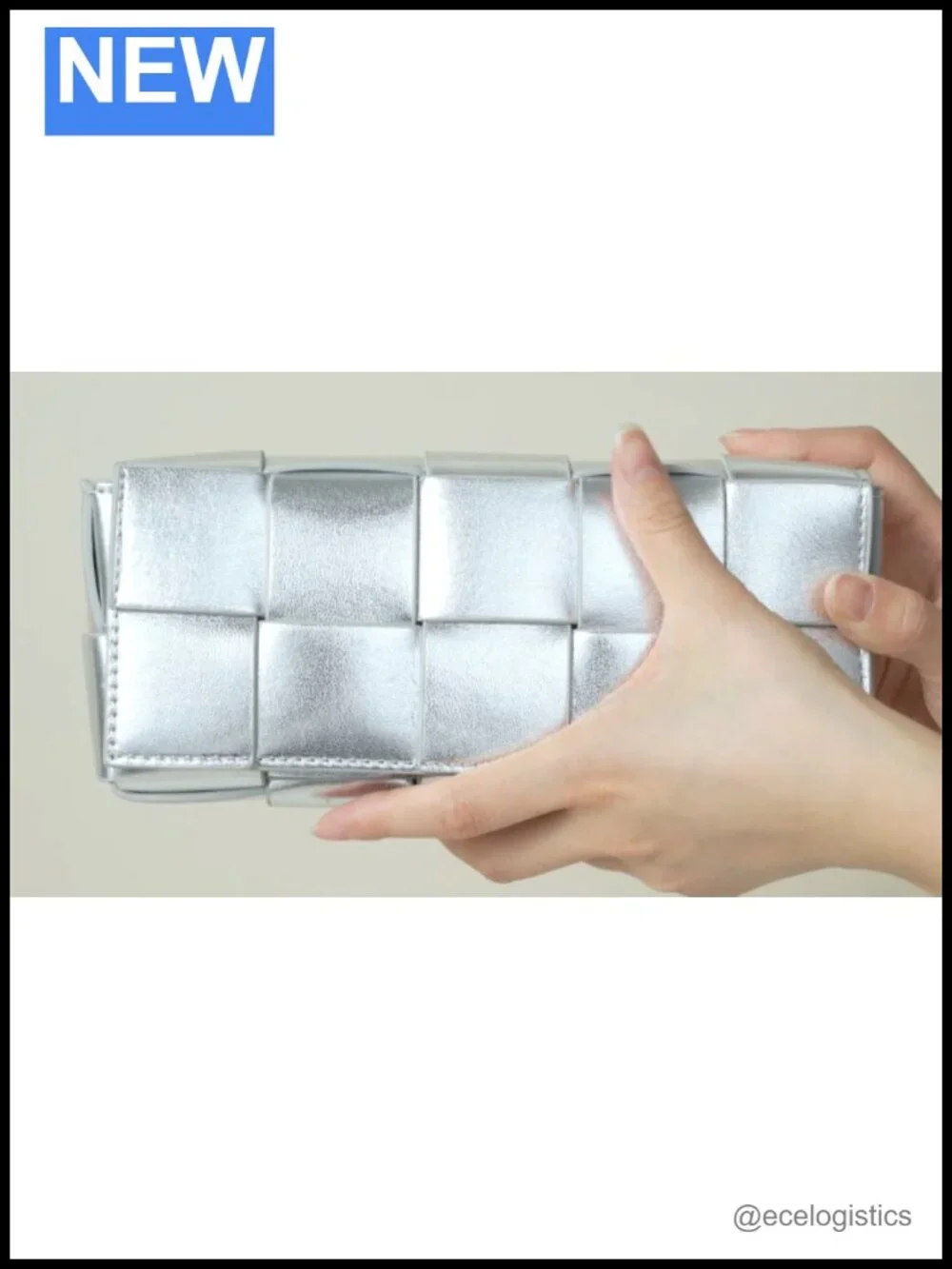 Woven Clutch Purse with Detachable Chain Strap for Women Evening Wedding Party